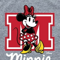 Majica s uzorkom Disnee-Minnie Mouse - velika studentska-ženska Raglan majica s grafičkim uzorkom