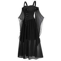 Ženska haljina Plus Size s otvorenim ramenima s leptir rukavima Na vezanje Napomena, kupite jednu ili dvije veličine
