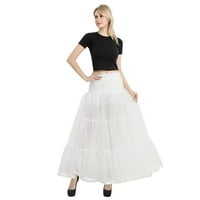 Suknje za ženu ženu dužina suknja bez kostiju, suknja za vjenčanje suknja dugačka suknja za ženske suknje bijele