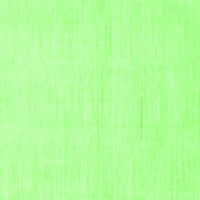 Ahgly Company Unutarnji kvadratni kruti zeleni moderni prostirke, 6 'Trg