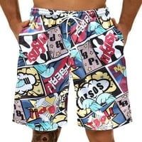 Ljetne muške modne teretne hlače ravne široke kratke hlače hlače za plažu Topla kuća