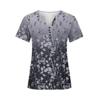 Rasprodaja ženskih majica Plus size, ženske modne Ležerne majice s printom, široke majice kratkih rukava, bluza