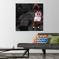 Michael Jordan-ne mogu prihvatiti da ne isprobam zidni poster s magnetskim okvirom, 22.375 34