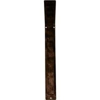 Ekena Millwork 2 W 12 D 15 H Nevio kovanog željeznog nosača ,, Antiqued Bakar