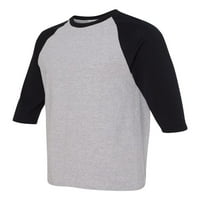 2 - muške bejzbolske majice s rukavima od raglana, veličine do 3 inča-odjel sportske odjeće za nogomet