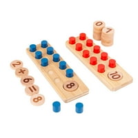 Montessori digitalna ploča s brojačem brojeva za djecu od 6 godina, matematički blok za slaganje