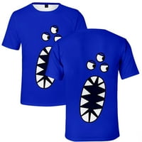 Majica za igre u stilu crtića, ljetna ležerna majica s okruglim vratom i kratkim rukavima