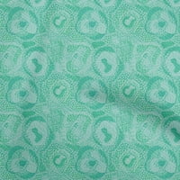 Jednobojni Pamuk Poplin keper narančasta Tkanina s apstraktnim uzorkom materijal za haljinu tiskana tkanina širine