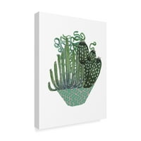 Zaštitni znak likovna umjetnost 'Kaktus aranžman II' platno umjetnost Melissa Wang