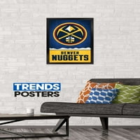 Denver Nuggets - zidni poster s logotipom, 14.725 22.375
