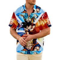 Havajske košulje za dječake i muškarce, havajska košulja na kopčanje s kratkim rukavima, ljetne košulje za plažu,