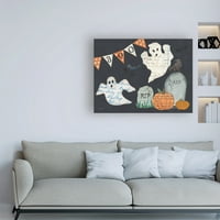 Zaštitni znak likovna umjetnost 'Halloween Whimsy III' platno umjetnost Courtney Prahl