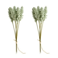 Buket zelenih umjetnih biljaka, ukras od pšenice, grančica žitnog cvijeća, realistična imitacija cvjetnih buketa,