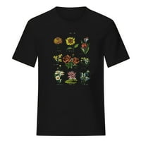 Ženske majice, majice s okruglim vratom i kratkim rukavima, Ležerne majice s cvjetnim printom, osnovne široke