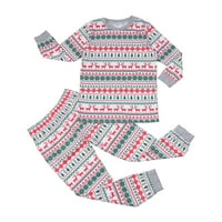 Dječja odjeća za roditelje i djecu toplo božićno odijelo za roditelje i djecu s printom Gingham dječje odijelo