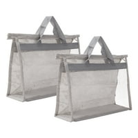 Vrećice za sakupljanje prašine, veličina PVC-a, prozirni zaštitnik od prašine za torbicu, svijetlosiva ambalaža