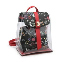 Poppy Clear Women Rockpack torbica za tinejdžere za odrasle prozirne školske torbe s torbicom