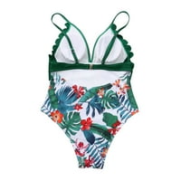 Cathalem Ženski jednodijelni kupaći kostimi ženski dvodijelni kupaći kostim za kupaći kostim cvijet kupaći kostim