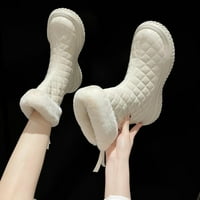 Valentinovo za čišćenje Juebong Nove čizme s debelim sobom žene plus baršunaste snježne čizme čizme za žene