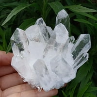 Prirodni bistri klaster kristalni kvarc ljekoviti uzorak reiki mineral ćak