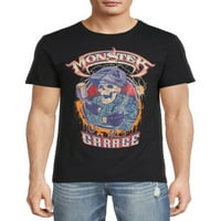 Discovery Channel Monster Garage Men's & Big Men's Grafičke majice, 2-pack