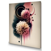 DesignArt ružičasta i bež božur hiperrealistična cvjetova I platna zidna umjetnost