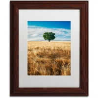 Zaštitni znak likovna umjetnost stablo pšeničnog polja platno umjetnost Michaela Blanchette Photography White