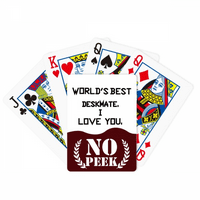Najbolji svjetski drug na stolu Volim te, kartaška igra poker za maturu, privatna igra