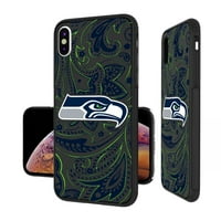 Seattle Seahawks iPhone paisley dizajn kvrga futrola