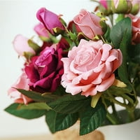 Umjetni cvijet od tkanine s ružama za vjenčanje, kućnu zabavu, uređenje ureda