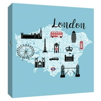 Slike, grafička grafička karta London