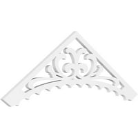 Ekena Millwork 48 W 8 H 1 P Pitch Genova Arhitektonska ocjena PVC Gable Pediment