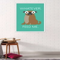 David Olenick-plakat na zidu Nahrani me, 22.375 34