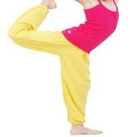 Harem hlače za djevojčice, široke rastezljive hlače za jogu i ples