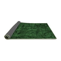 Moderni tepisi br apstraktni smaragdno zeleni, kvadrat 7 stopa