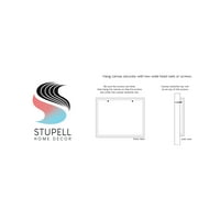 Stupell Industries zaobljeni sočni listovi Botanički botanički i cvjetni slikarski galerija omotana platna za