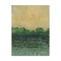 Zaštitni znak likovna umjetnost 'Viridian Marsh I' Canvas Art by J. Holland