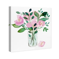 Wynwood Studio cvjetni i botanički zidni umjetnički platneni otisci 'proljeće je ovdje' cvjetnice - ružičasta,