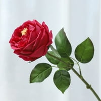 Simulirana cvjetna ukrasna realistična lijepa duga grana umjetna ruža