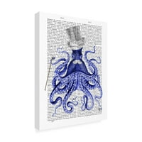 Zaštitni znak likovna umjetnost 'Octopus o gradskim ilustracijama' Platno umjetnost FAB FUNKY