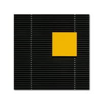 Zaštitni znak likovna umjetnost 'žuti kvadrat' platno umjetnost Luc Vangindertael
