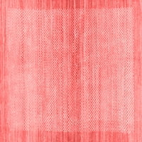 Moderni pravokutni apstraktni Crveni unutarnji tepisi tvrtke mumbo, koji se mogu prati u perilici, 6 '9'