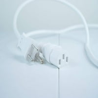 [Navedeno u alu] bijeli [30ft] AC kabel za napajanje za prijenosni LCD projektor alu