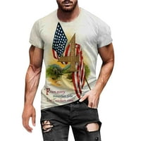 Muške sportske majice i majice Muška ljetna modna majica s kratkim rukavima s kratkim rukavima s digitalnim tiskom