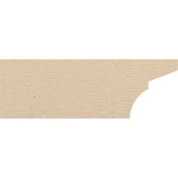 Ekena Millwork 6 W 4 H 12 l Monterey Woodgrain Timberthane Rafter rep, primed tan
