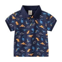 Dječje majice za dječake, ljetna ležerna majica kratkih rukava s grafičkim printom, 18-mjesečna Mornarska majica