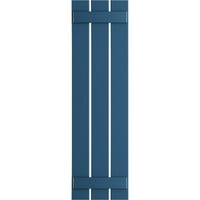 Ekena Millwork 1 8 W 49 H TRUE FIT PVC Tri ploča razmaknute kapke-n-batten kapke, SOJOURN BLUE