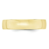 10-karatni prsten od žutog zlata odgovara veličini 7,5