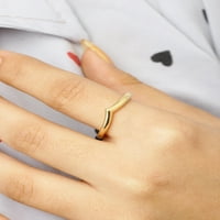 Jewelersclub 14K Zlato preko srebrnog prstena prijateljstva za žene za žene