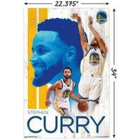 Stephen Currie Golden State ratnici plakat igrača 24 35